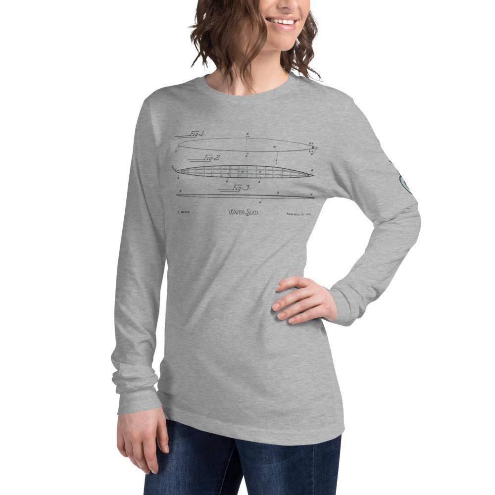 Water Sled Patent Long Sleeve T-Shirt